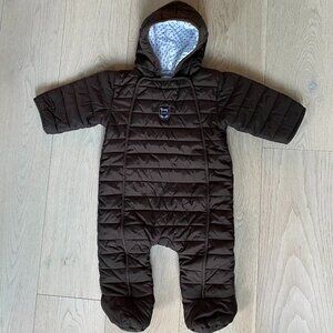Jacadi Paris - Snowsuit 12 Month Baby Boy or Girl Chocolate Brown
